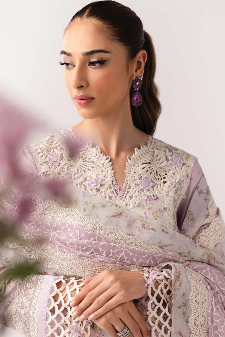 3 Piece Stitched Luxury Suits From Qalamkar Basic Pret'25 Collection - ZARINA