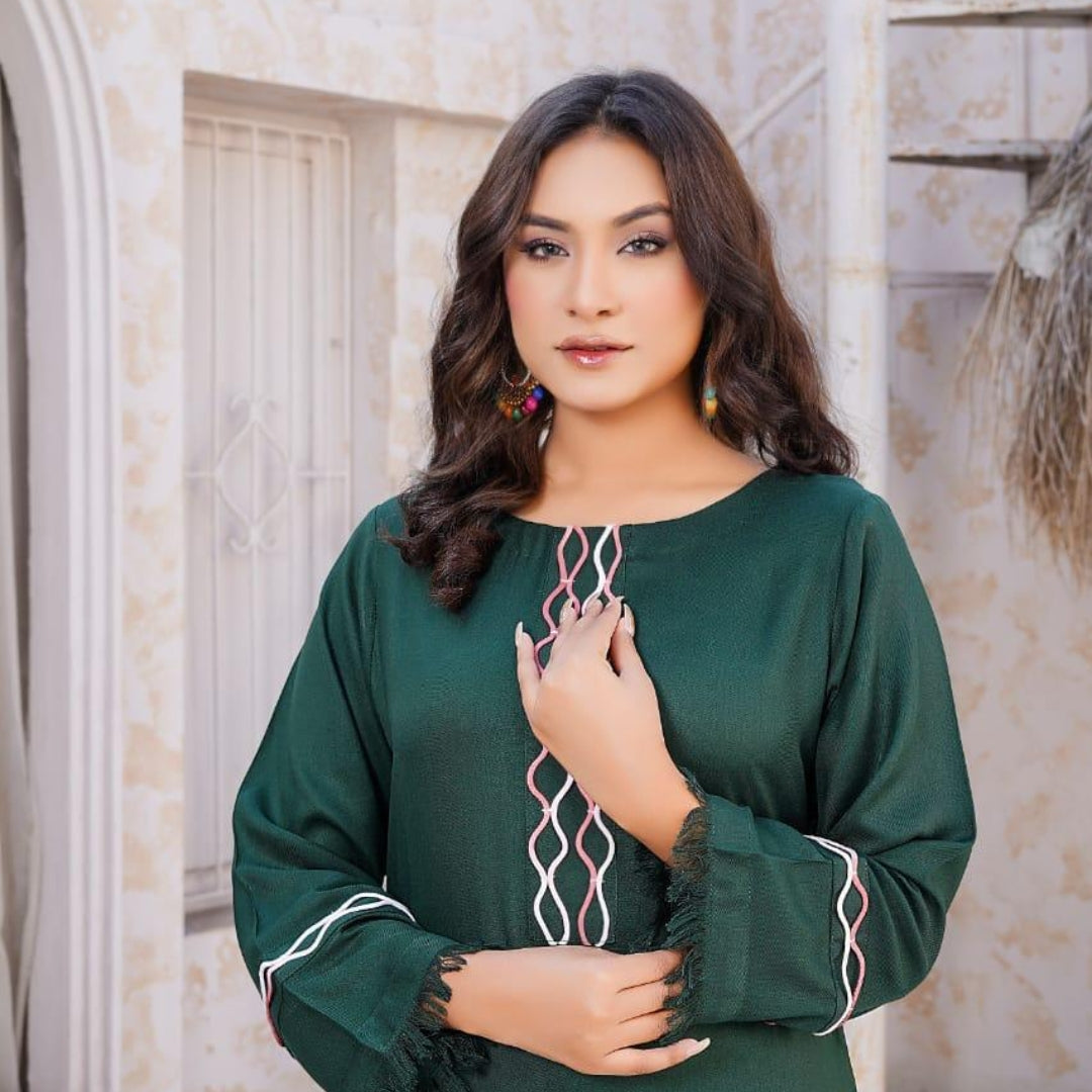 2 Piece Stitched Luxury Embroidered Suits Collection From Iqra By Anarkali - 06