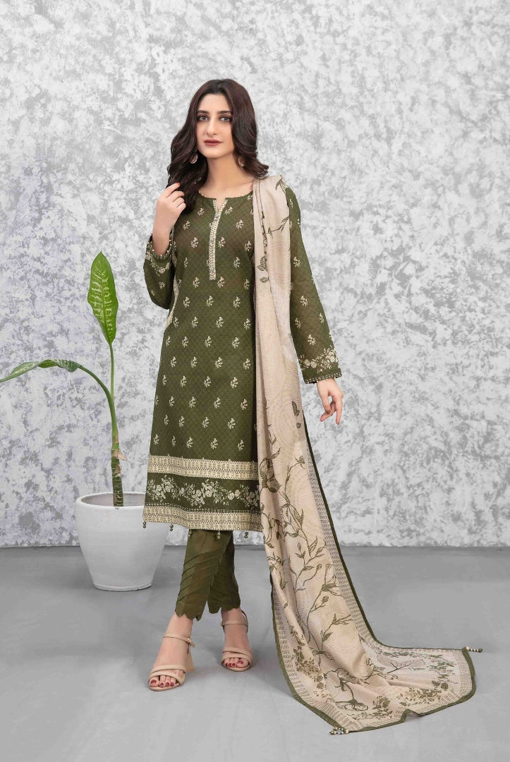 Tawakkal Milan 3 Piece Stitched Suit - 06