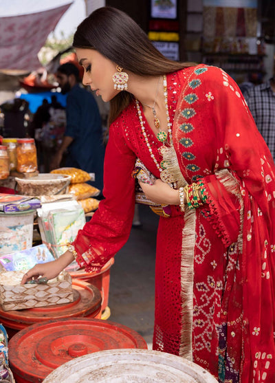 Nureh Bazaar 3 Piece Stitched Suit - 01