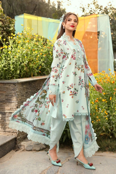 3 Piece Stitched Embroidered Suit From M.Basics By Maria.B Lawn Vol'1 Collection - 06