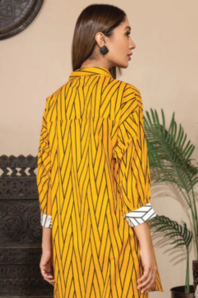 2 Piece Stitched Printed Lawn Suit By Limelight - 11