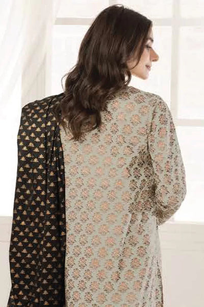 3 Piece Stitched Suit By Limelight - BEIGE