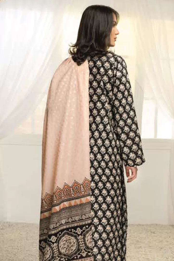 3 Piece Stitched Suit By Limelight - BLACK