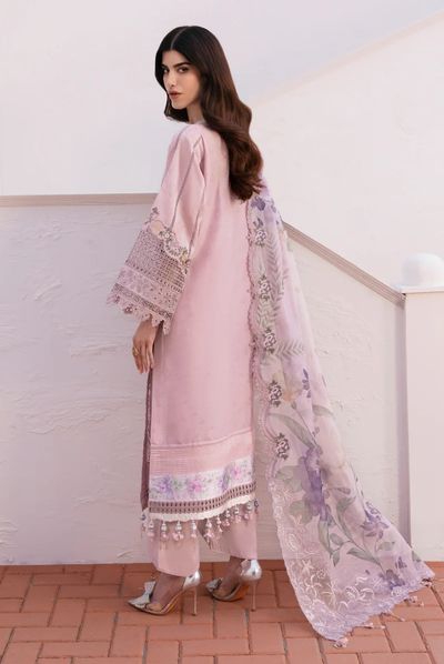 3 Piece Stitched Embroidered Lawn Suit From Baroque Eid Lawn'25 Collection - 08