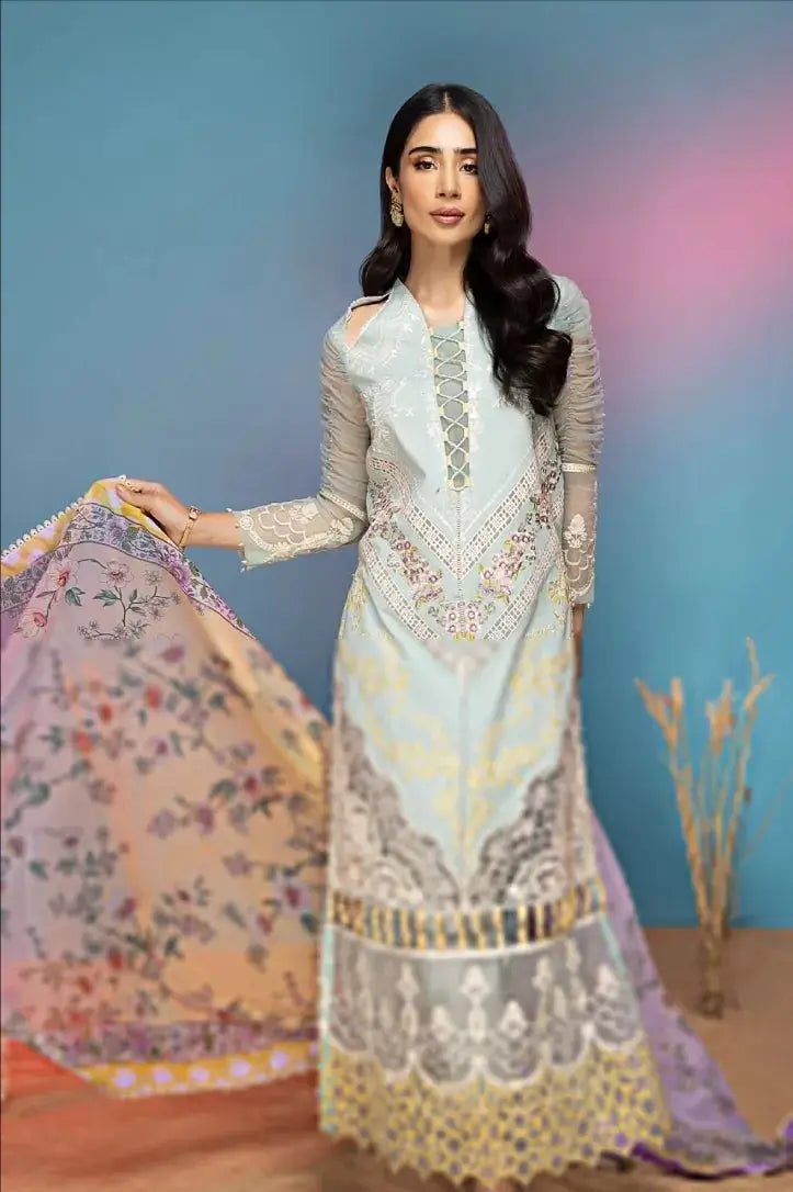 Aleyna By Asifa & Nabeel 3 Piece Stitched Suit - 13