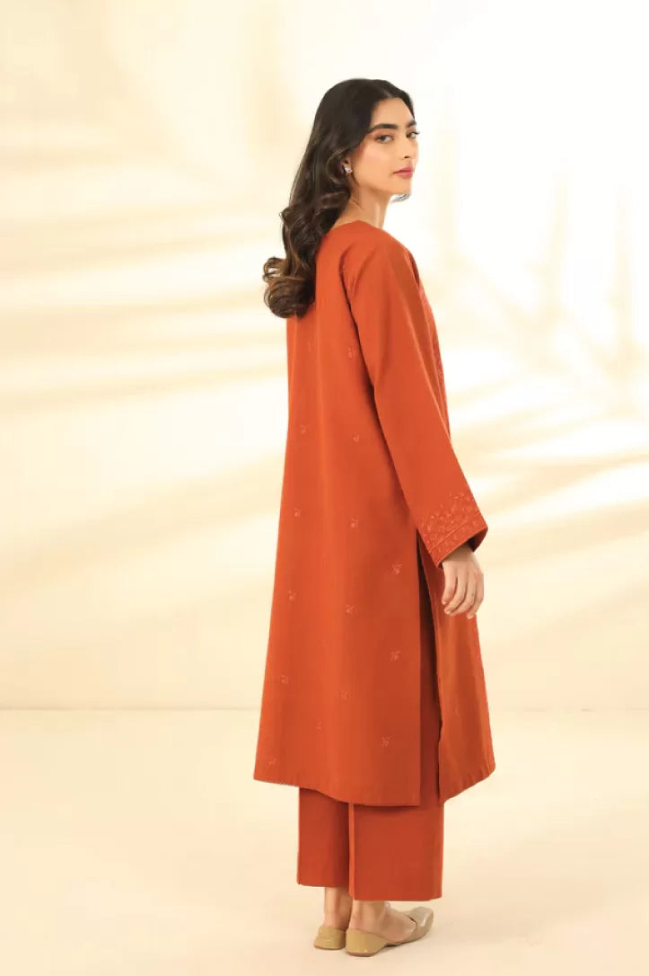 Sunset Embroidered 2 Piece Stitched Suit