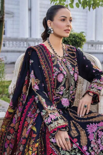 3 Piece Eshaisha Festive Lawn Embroidered Collection - 03