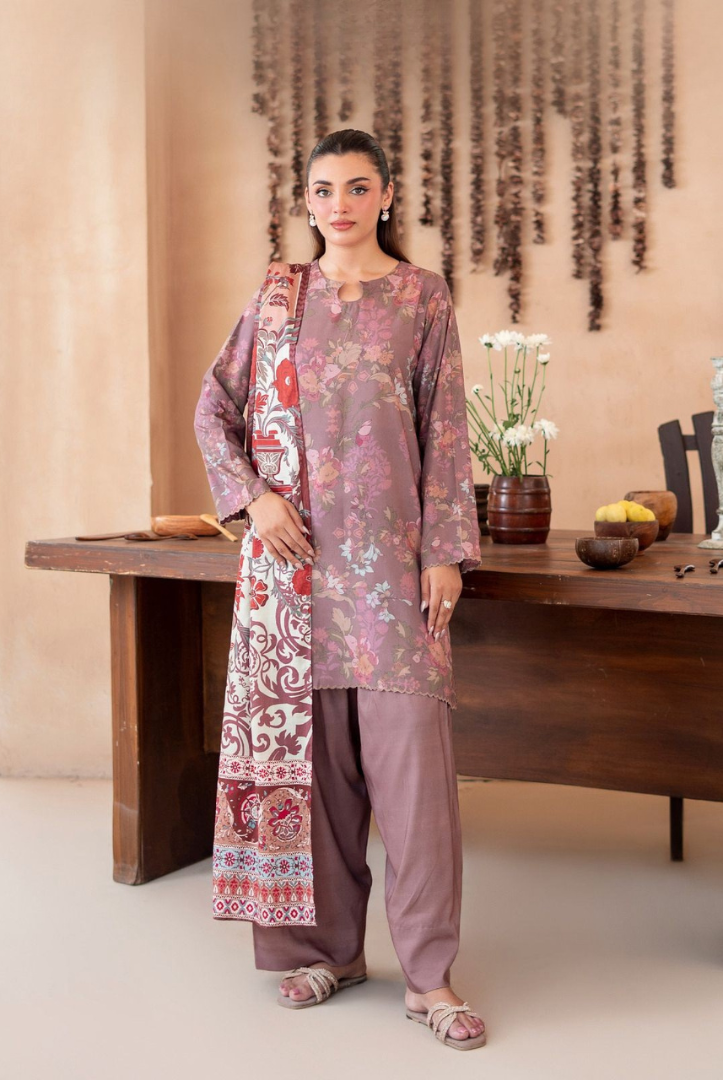 malhar linen collection 3 piece suit "Malhar Linen Collection 3 Piece Stitched Suit" GJ COLLECTIONS