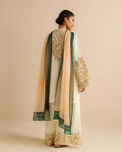 Coco Prints Drop Two By Zara Shahjahan 3 Piece Stitched Suit - 07