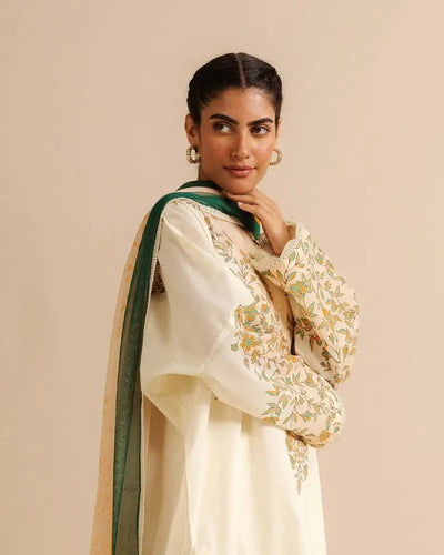 Coco Prints Drop Two By Zara Shahjahan 3 Piece Stitched Suit - 07