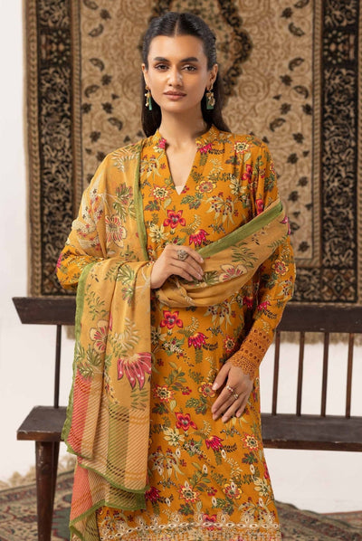 3 Piece Stitched Embroidered Digital Printed Suits Collection From Abeera By Johra - 07