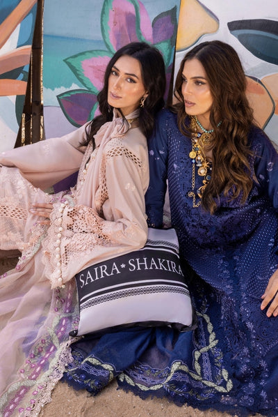 Saira Shakira 3 Piece Luxury Lawn Collection'25-LEYLA-B