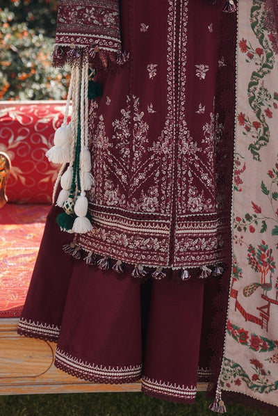 3 Piece Stitched Luxury Winter Shawl Suits Collection'24 By Hussain Rehar - ZARAN