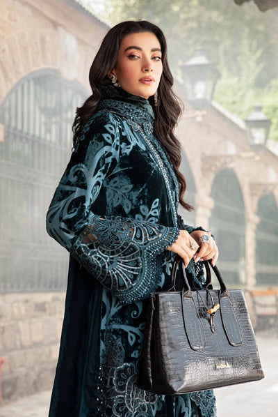 3 Piece Stitched Embroidered Palachi Suit From Maria.B Winter Luxe'24 Collection - 07