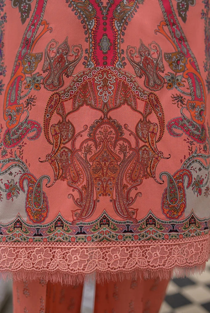 3 Piece Stitched Embroidered Printed Lawn Suit From Sobia Nazir Basics'25 Collection - 07