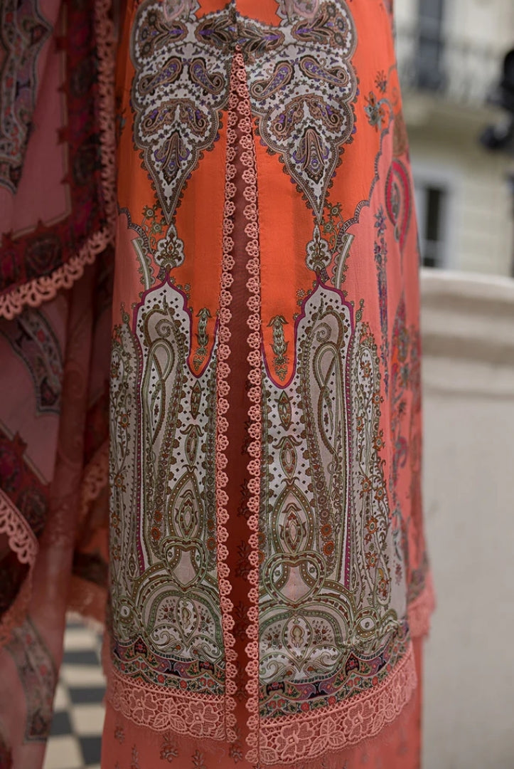 3 Piece Stitched Embroidered Printed Lawn Suit From Sobia Nazir Basics'25 Collection - 07