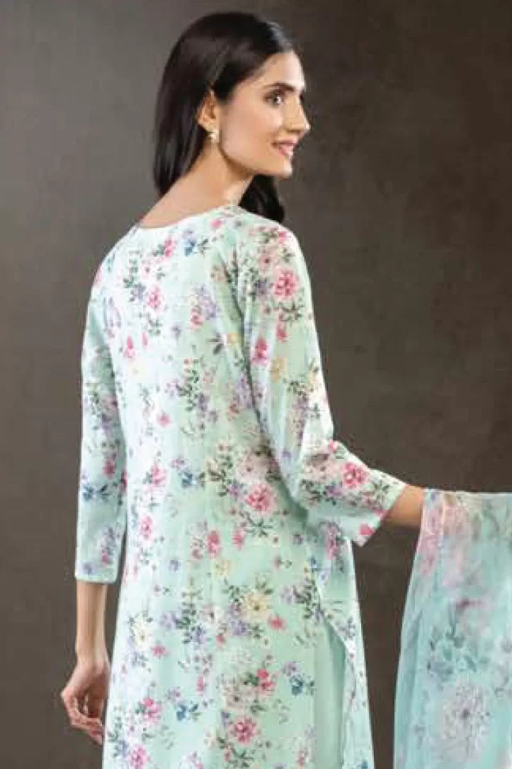 3 Piece Stitched Suit By Limelight - AQUA