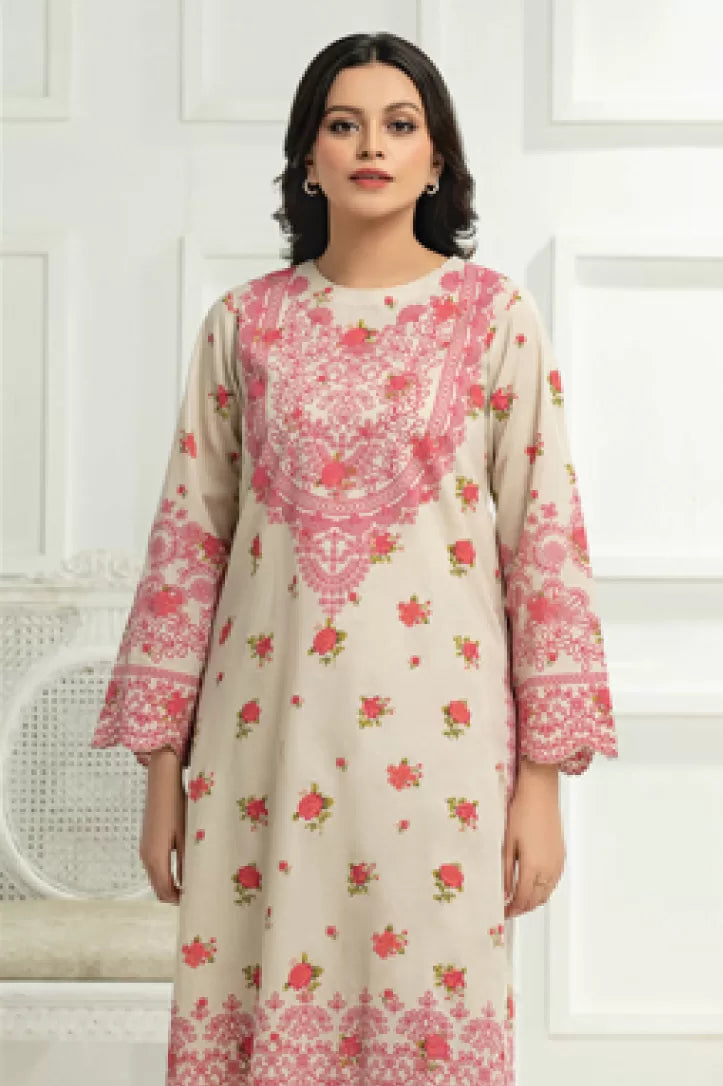 2 Piece Stitched Printed Lawn Suit By Limelight - 17