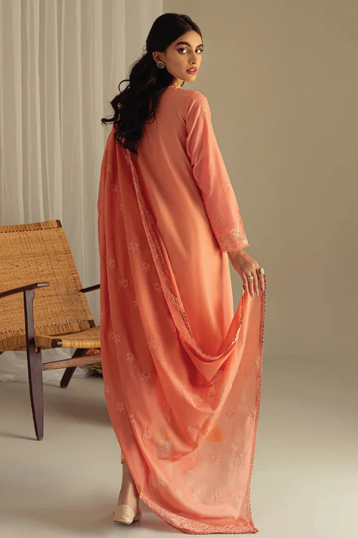 Cross Stitched 3 Piece Stitched Suit - 06