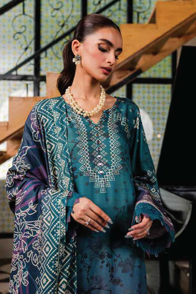 Nureh Signature Prints 3Piece Stitched Suit – 06