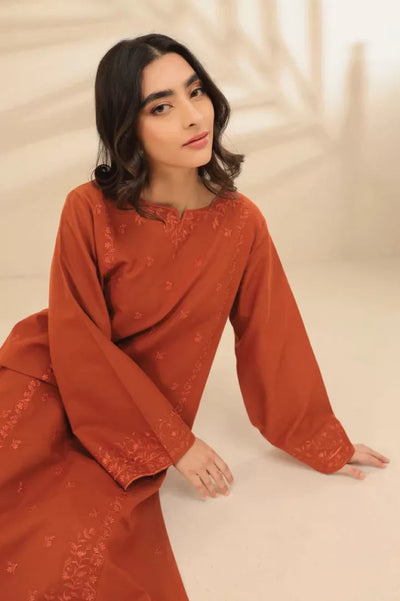 Sunset Embroidered 2 Piece Stitched Suit