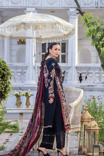 3 Piece Eshaisha Festive Lawn Embroidered Collection - 03