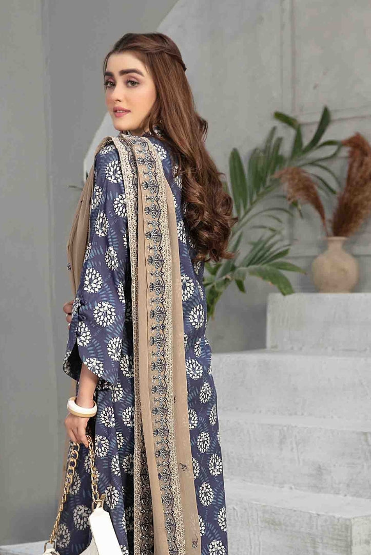 3Piece Stitched Suit By Tawakkal Zaira - 08
