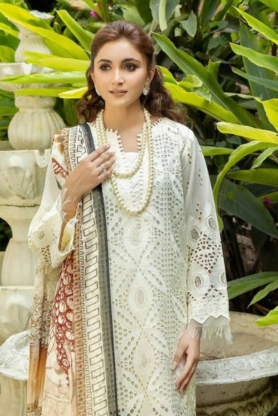 4 Piece Stitched Chikankari Lawn Suit By Johra Camila - 08