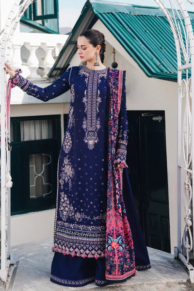 3 Piece Stitched Luxury Winter Shawl Suits Collection'24 By Hussain Rehar - BARQ