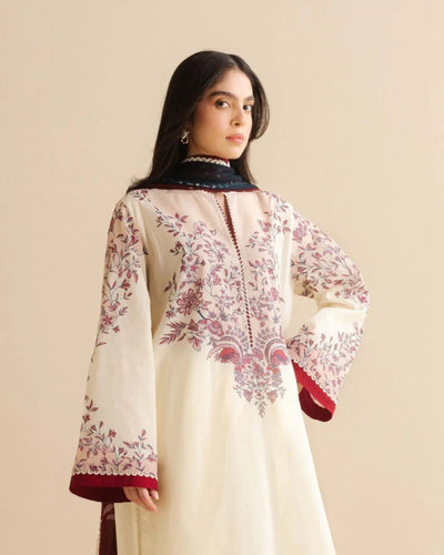 Coco Prints Drop Two By Zara Shahjahan 3 Piece Stitched Suit - 08