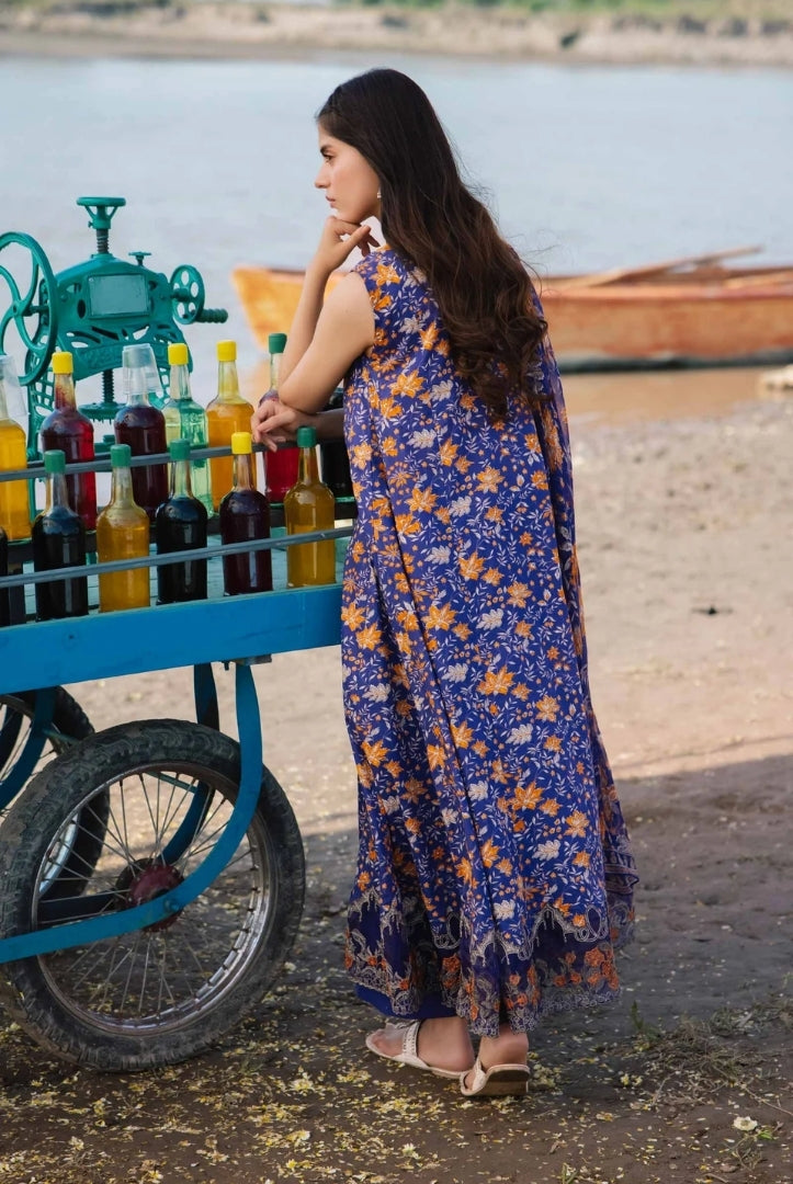 3 Piece Stitched Embroidered Suit By Ravi Kinare Collection From M.Basics By Maria.B - 08