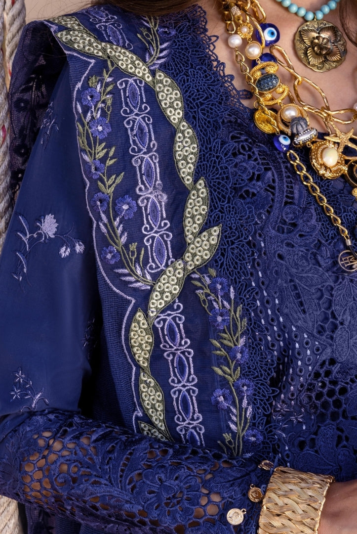 Saira Shakira 3 Piece Luxury Lawn Collection'25-LEYLA-B