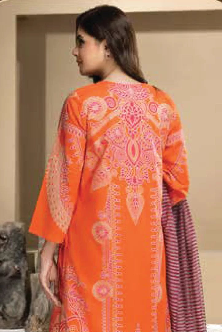 3 Piece Stitched Suit By Limelight Summer - 07