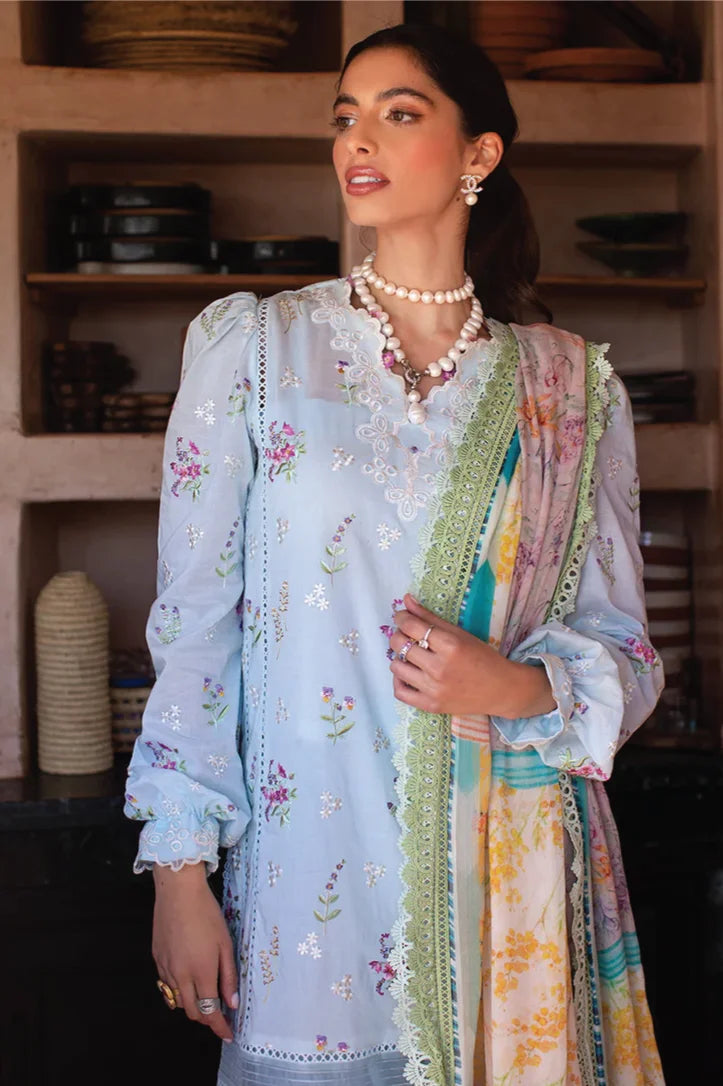 3Piece Stitched Suit By Farah Talib - BIA SKY