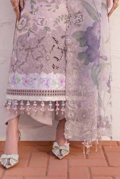 3 Piece Stitched Embroidered Lawn Suit From Baroque Eid Lawn'25 Collection - 08