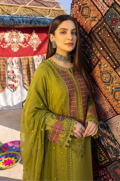 Reem By Charizma 3 Piece Stitched Suit - 03