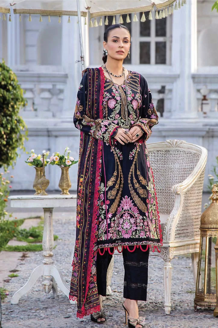 3 Piece Eshaisha Festive Lawn Embroidered Collection - 03