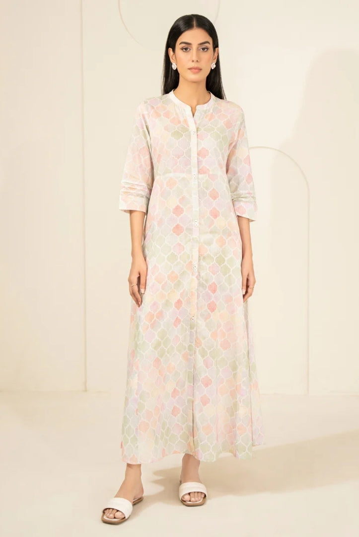 2 Pc Stitched Printed Lawn Suit By Limelight Summer Collection - 09