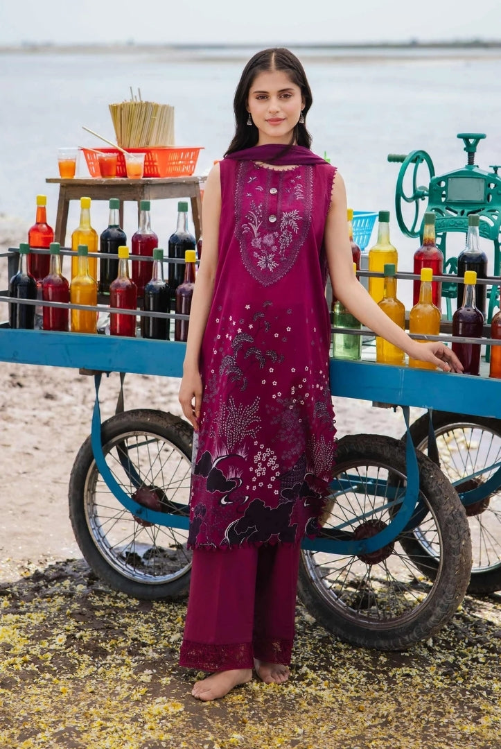 3 Piece Stitched Embroidered Suit By Ravi Kinare Collection From M.Basics By Maria.B - 09