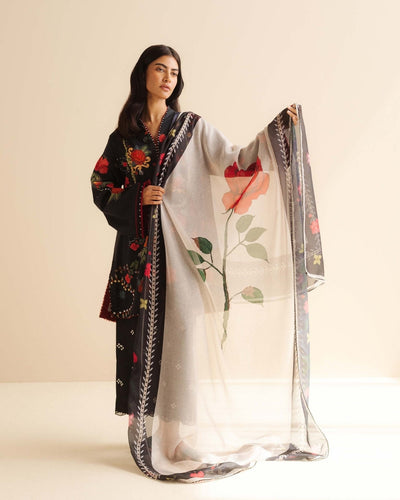 Coco Prints Drop Two By Zara Shahjahan 3 Piece Stitched Suit - 09