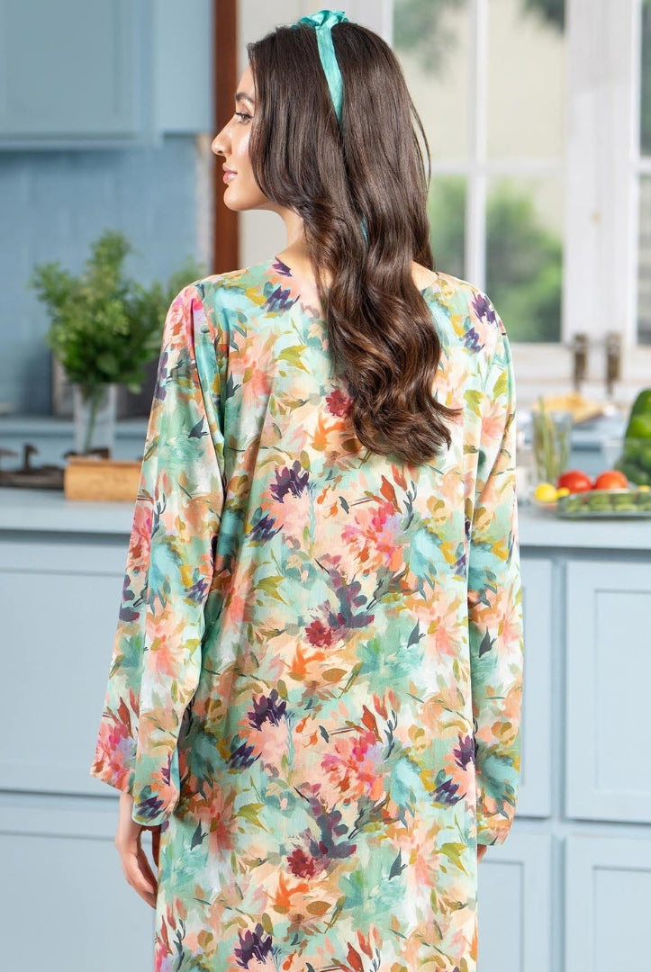 2 Piece Stitched Linen Suit From Manan By Binaas - 09