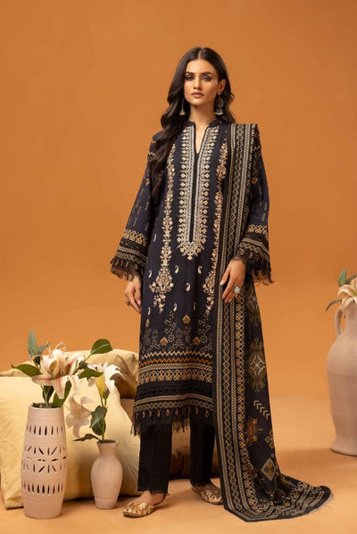 3 Piece Stitched Digital Printed Suits Collection From Roop By Johra - 09