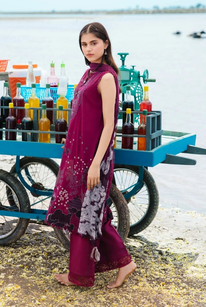 3 Piece Stitched Embroidered Suit By Ravi Kinare Collection From M.Basics By Maria.B - 09