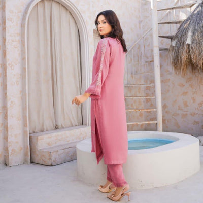 2 Piece Stitched Luxury Embroidered Suits Collection From Iqra By Anarkali - 09