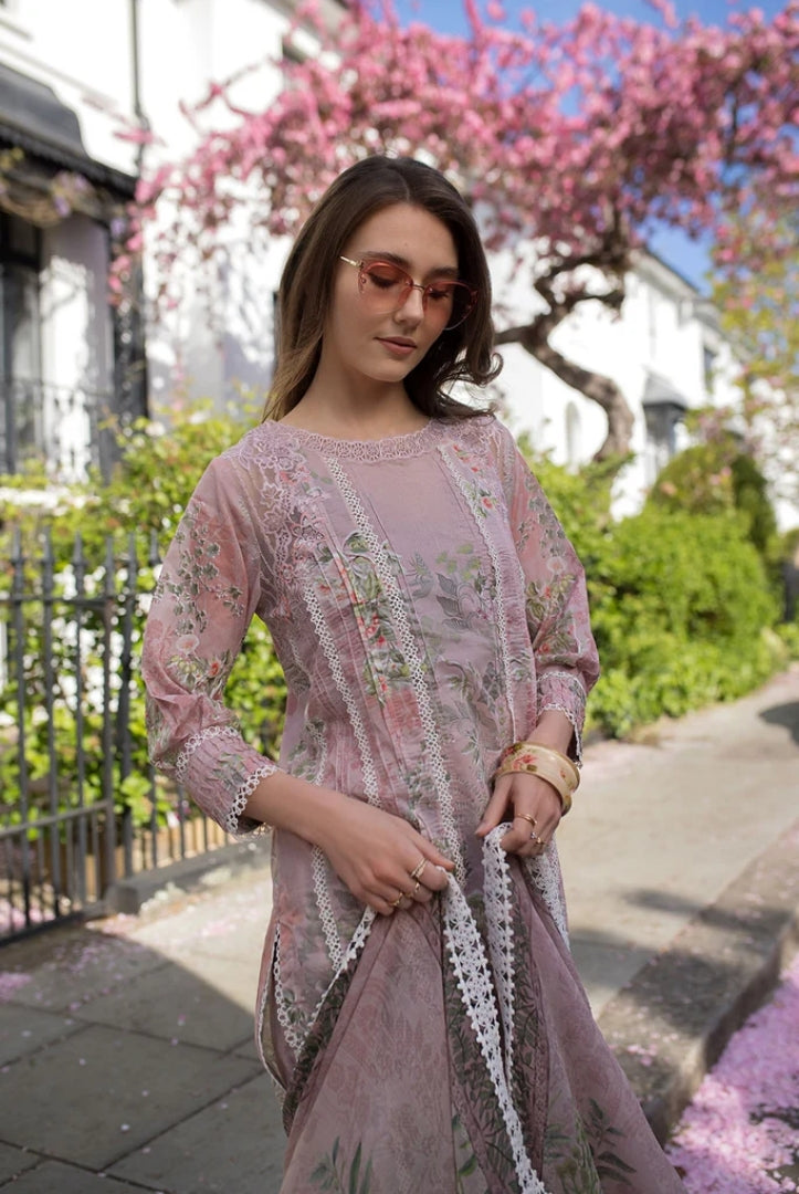 3 Piece Stitched Embroidered Printed Lawn Suit From Sobia Nazir Basics'25 Collection - 09