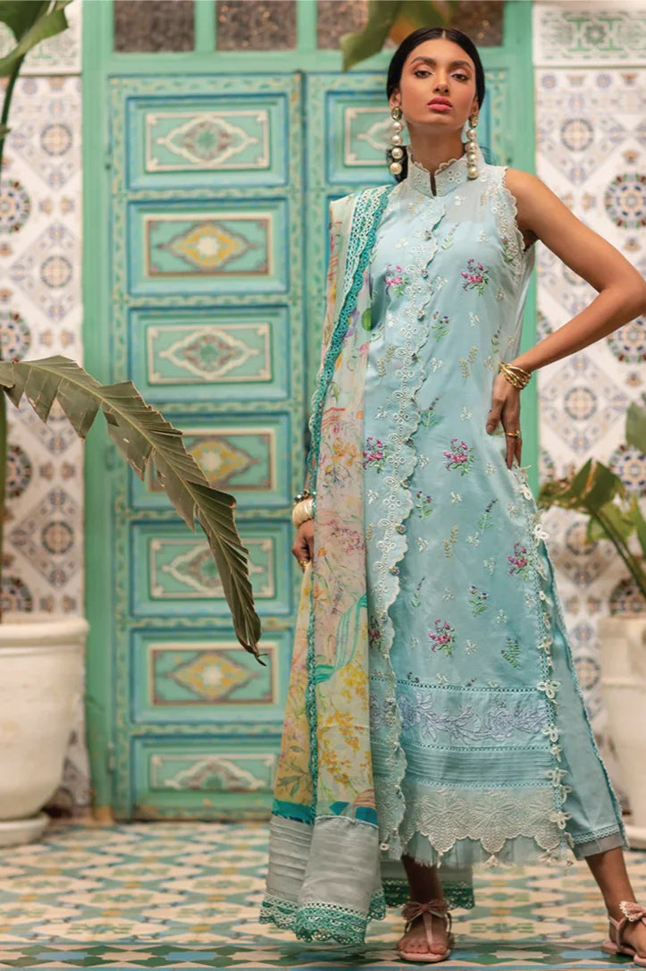3Piece Stitched Suit By Farah Talib - BIA SKY