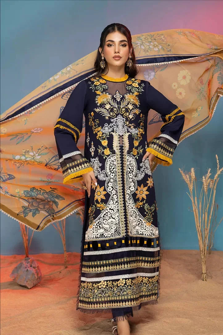 Aleyna By Asifa & Nabeel 3 Piece Stitched Suit - 06