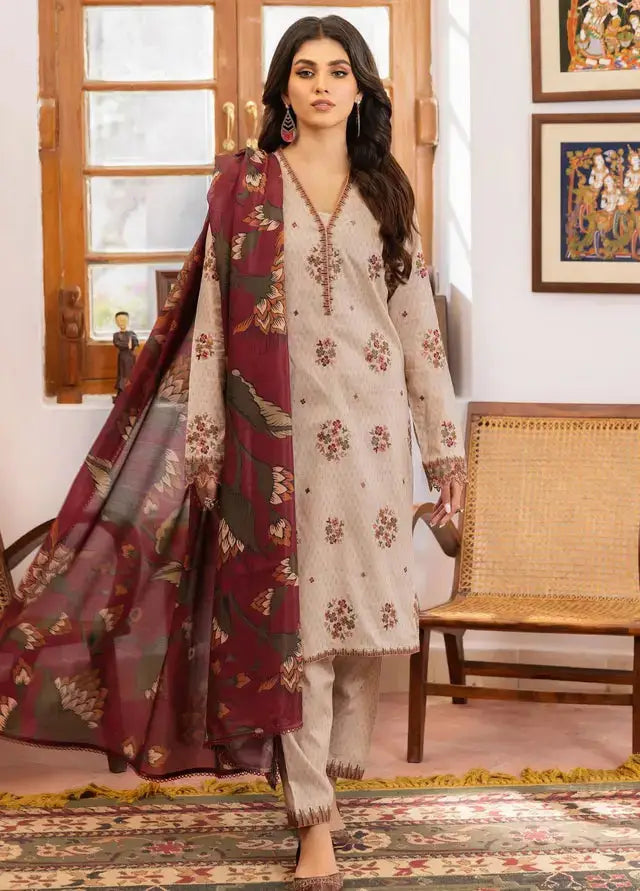 Dastaan By Iznik 3 Piece Stitched Suit - JUYAL