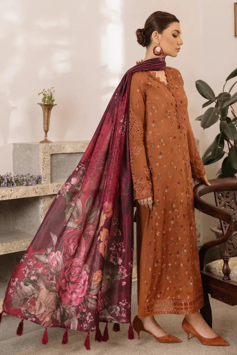 Dastaan By Iznik 3 Piece Stitched Suit - TIRAQ